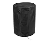 Generisch Regentonne Abdeckung Wasserdicht, Oxford Vollständige Abdeckplane, Geeignet FÜR Regentonne Schmal, Regenfass, Weinfass, Winddicht, Winterfest, Wetterfest, UV-Beständiges (62,5x103cm)