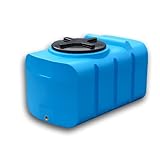 Varile 180L Trinkwassertank Blau | BPA-Frei | integriertes 3/4' Messinggewinde | Made in EU | Lebensmittelgeeignet