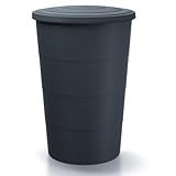 Regenwassertonne Regentonne Regenbehälter Regentank Anthrazit oder Grau (160L anthrazit)