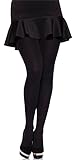 Merry Style Damen Mikrofaser blickdichte Strumpfhose plus size MS 162 60 DEN(Schwarz, XXXXL (65-72))