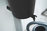 elho Green Basics Rain Catcher 33 - Regentonne für Balkon & Außen - Ø 33.5 x H 73.5 cm - Schwarz/Living Schwarz