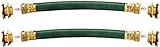 2 Sätze Regentonnen Verbindungsset, 19 mm 3/4' | Schlauch: 25 cm - Regentonnenverbindung