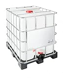 DIE BOX FABRIK IBC Container 1000 Liter NEU | PE-Palette | Einfüllöffnung: 225...