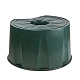 Ständer für Tonne Regentonne aus PVC, geeignet für Mülltonnen-210 und 300 Liter. Tragfähigkeit 500 kg. Farbe grün.