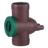 3P Filtersammler, Regenwasserumsteller & Filter - ideal für Regentonnen (Braun)