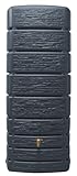 4rain Wandtank Slim Stone Dekor graphite grey 500L
