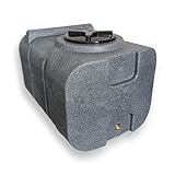 Varile 100L Trinkwassertank Grau | Steinoptik | BPA-Frei | integriertes 3/4' Messinggewinde | Made in EU | Lebensmittelgeeignet (Granit)