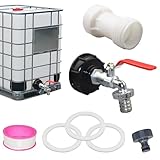 IBC Tank zubehör, Wasserfass 1000l Auslaufhahn, IBC Tank Auslaufhahn, Regenfass Auslaufhahn IBC, IBC Container zubehör auslaufhahn regentonne 1000l wassertank zubehör auslaufhahn (3/4')
