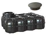 Garten-Zisternen Flachtank 5000 L Hudson (mit Abdeckung begehbar)