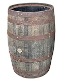 Temesso Originales schottisches Whiskyfass als Regentonne, Eichenfass, Holzfass, Whiskey Fass 190 Liter (190 L)