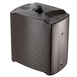 KADAX Regentonne, Modulregenwassertank für Garten, Wetterbeständiger Regenfass 126 Liter, Wassersammler, Regenbehälter aus Kunststoff, Wasserfass (Mokka)
